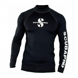 Rash Guard Black LS Men UPF50