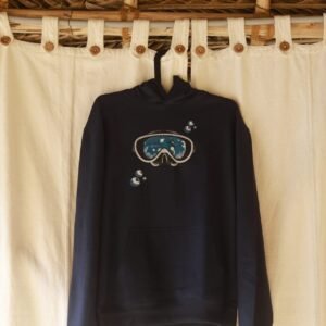 Mask printed Hooded Jacket